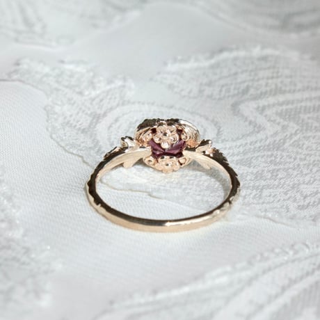admired heart ring -S-