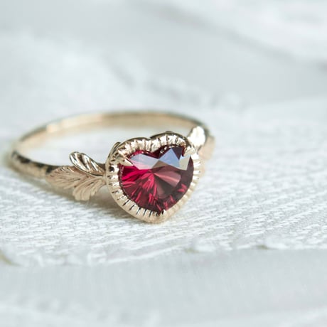 admired heart ring -S-