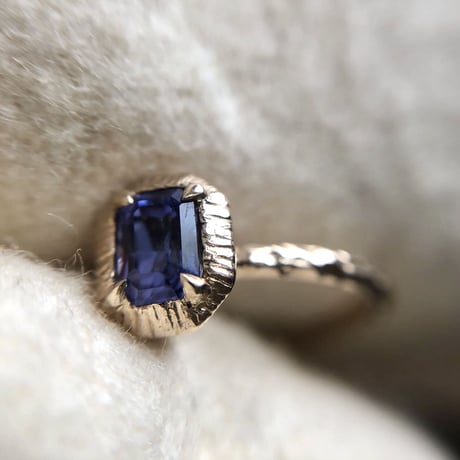 tiny twig tanzanite ring