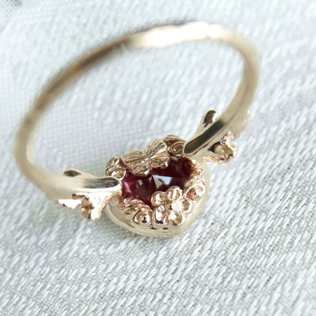 admired heart ring -S-