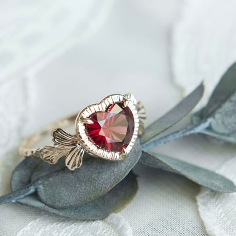 admired heart ring -M-
