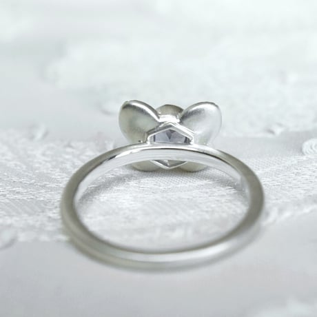 ［K10］butterfly gem ring
