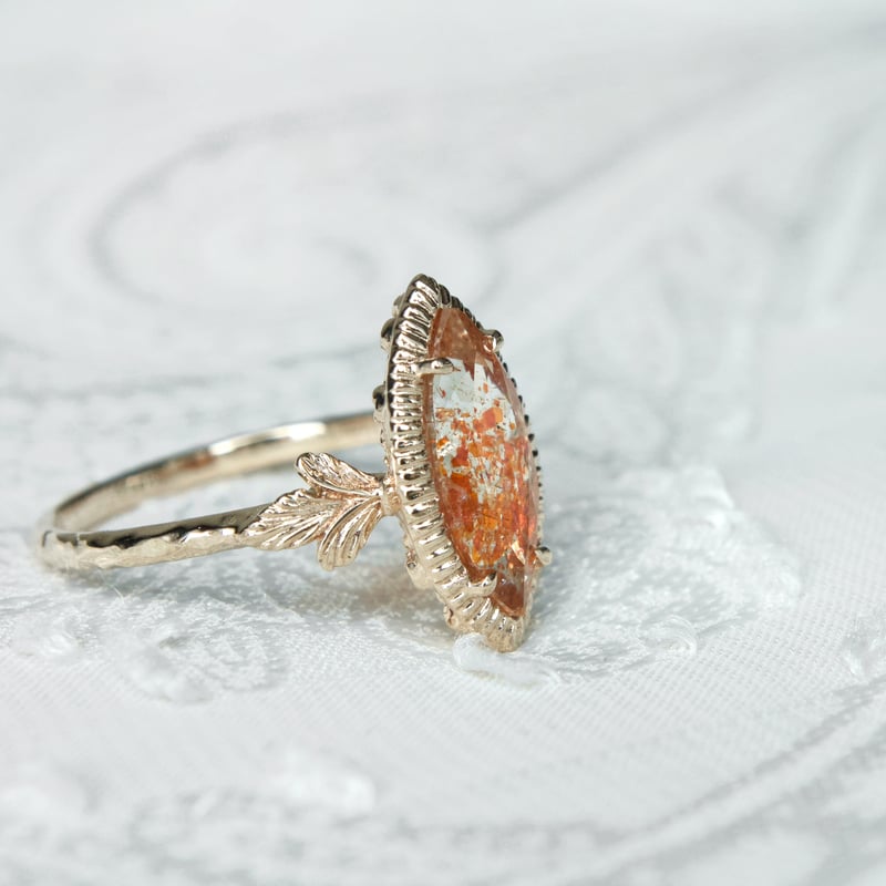germinating sunstone ring | gisele