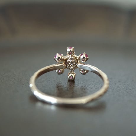 tiny twig spinel ring