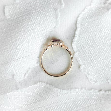 admired heart ring -S-