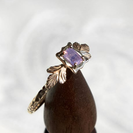 germinate pink sapphire ring -lilac-