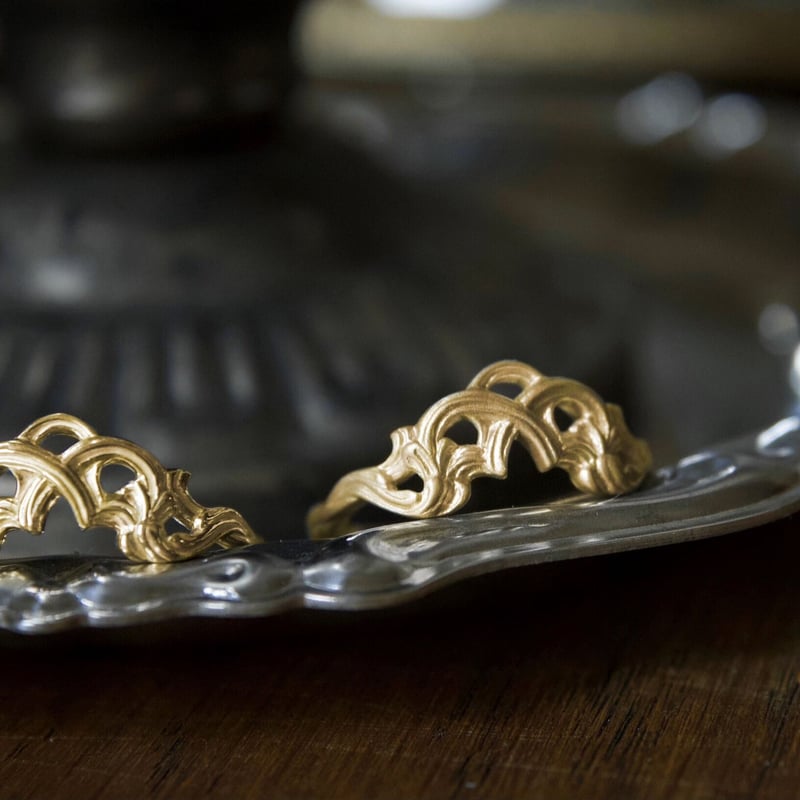 K18］arabesque tiara ring | gisele