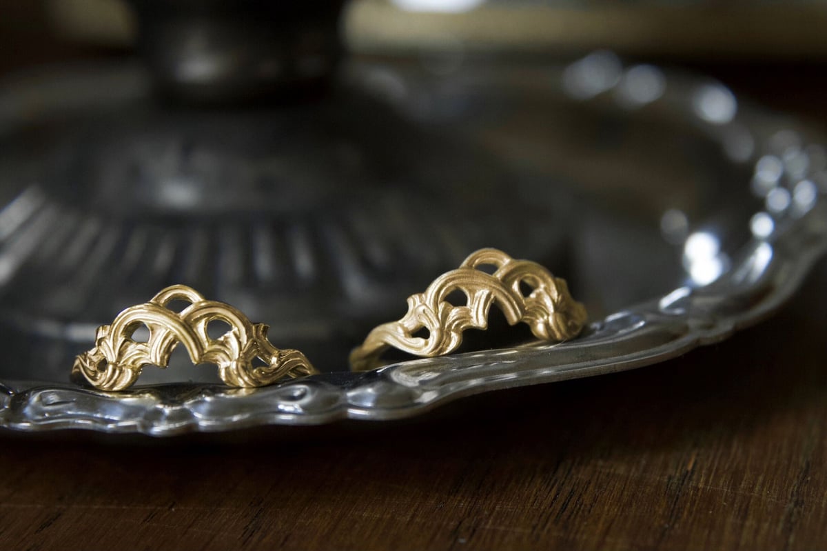 K18］arabesque tiara ring | gisele