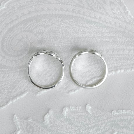 ［SV925］rocaille open heart ring