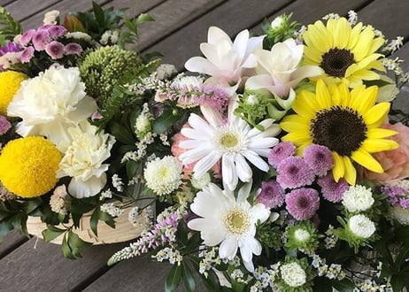 和洋ミックスお供え花