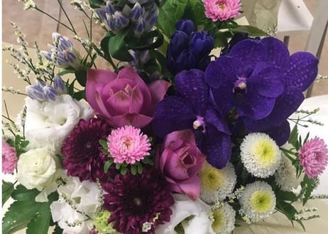 和洋ミックスお供え花