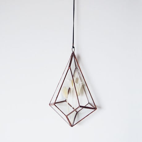 hanging flowervase/植物セット/drop/antique M