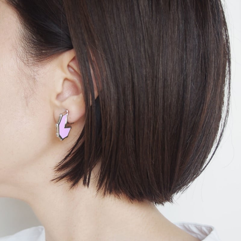 octagon pierce/earring / pink | Scape octagon pierce/earring / pink | Scape