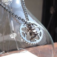 34T chainring necklace＋king skull