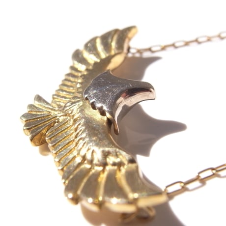baby eagle necklace | k18yg × k18wg
