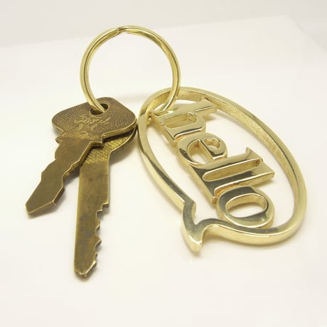 balloon＋hello Keyholde |  Brass