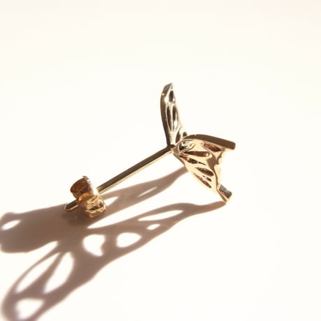 butterfly pierce | Small |k18yg