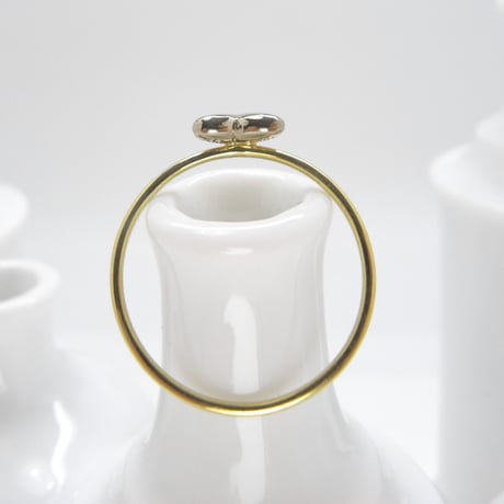 sottile - heart bean ring
