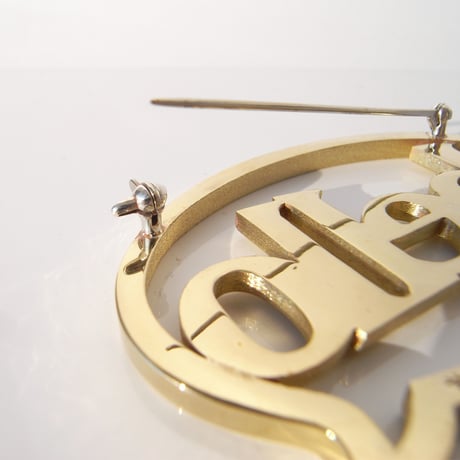 balloon＋hello brooch | Brass