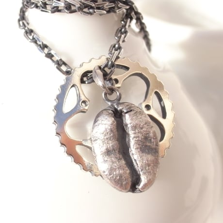 34T chainring necklace＋coffee bean
