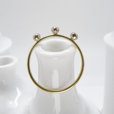 sottile - 3 dots star!! ring