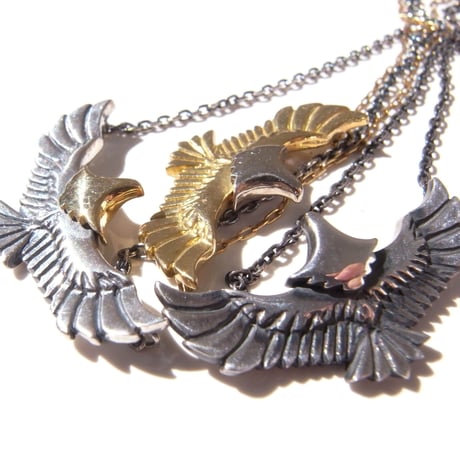 baby eagle necklace | k18yg × k18wg