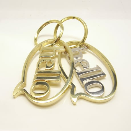 balloon＋hello Keyholde | Silver × Brass
