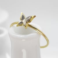sottile - layer butterfly ring