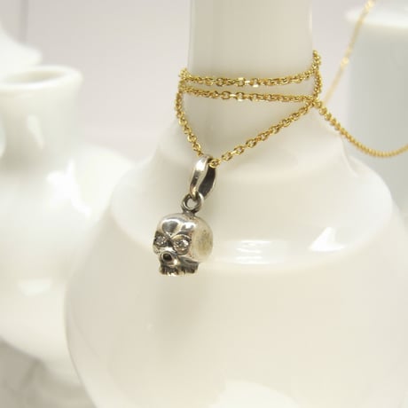 baby skull necklace | dia