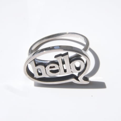 baby!! balloon＋hello ring | silver