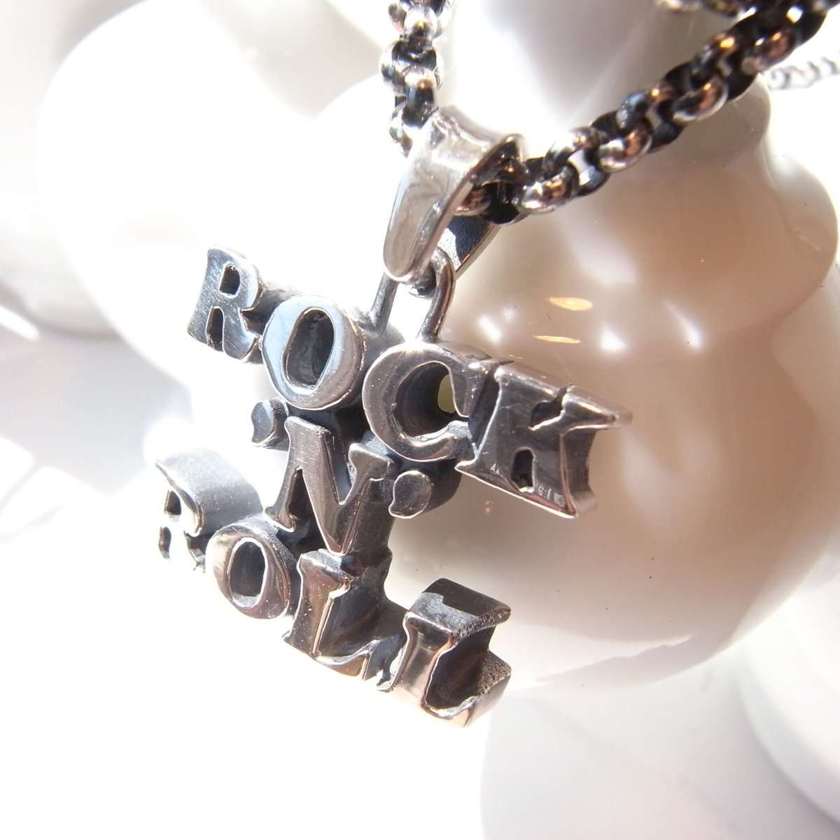 値下げ不可　ＧＡＲＮＩ ＲＯＣＫ’ＮＲＯＬＬ　ネックレス ankoROCK アンコロック チェーンネックレス メンズ ネックレス