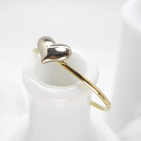 sottile - heart bean ring