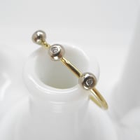sottile - 3 dots star!! ring