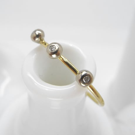 sottile - 3 dots star!! ring
