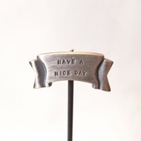 ribbon plate エンドキャップ | Silver
