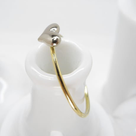sottile - heart bean ring