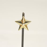 星のエンドキャップ  | Brass