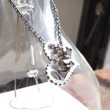 34T chainring necklace＋king skull