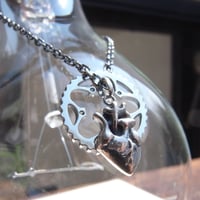 34T chainring necklace＋心臓