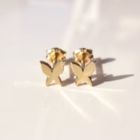 petite butterfly pierce | small