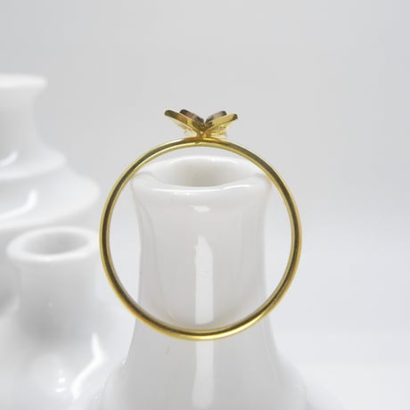 sottile - layer butterfly ring
