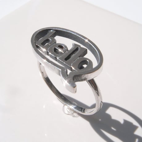 baby!! balloon＋hello ring | silver