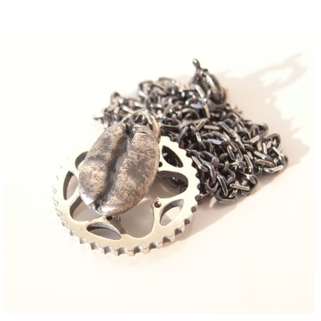 34T chainring necklace＋coffee bean