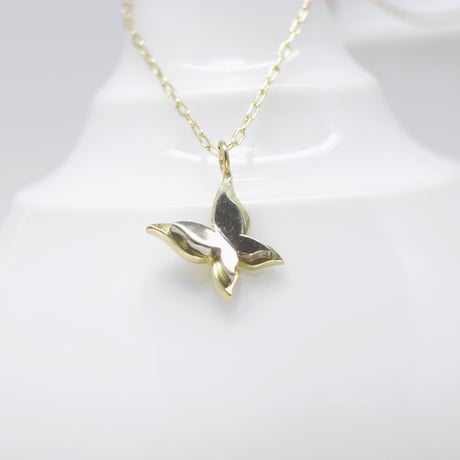 layer butterfly necklace
