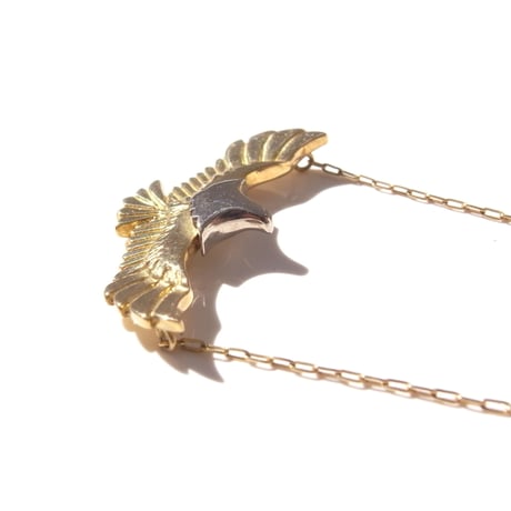 baby eagle necklace | k18yg × k18wg
