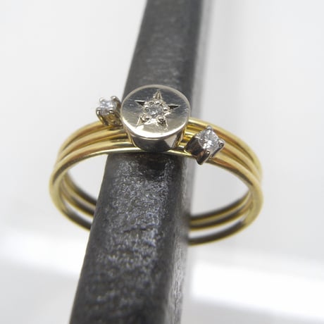 sottile - diamond star ring