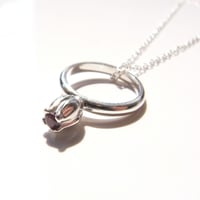 Garden Baby Ring | Tulip | silver × silver