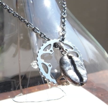 34T chainring necklace＋coffee bean