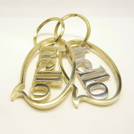 balloon＋hello Keyholde |  Brass