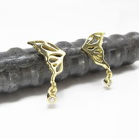 片羽 ＋ diamond pierce | k18yg